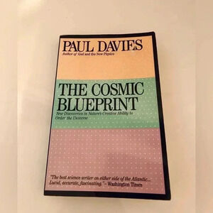 The Cosmic Blueprint Paperback Book By Paul Davies